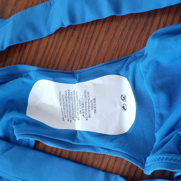 NWT H&M Blue Low Rise Bikini Bottom Size 18 - Picture 4 of 5